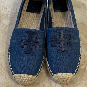 Tory Burch espadrilles.
